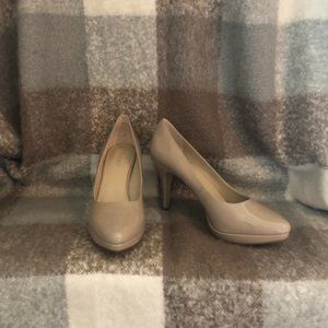 Nine West NW7Prisilla Nude Patent Leather Pumps